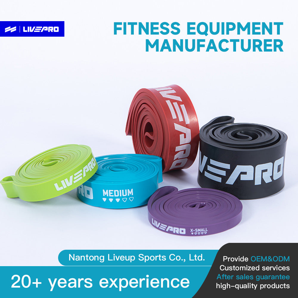 Bandes de Résistance en Latex Haute Qualité pour Fitness, Yoga et Étirements